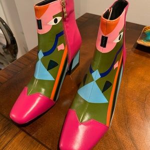 Women’s colorful booties